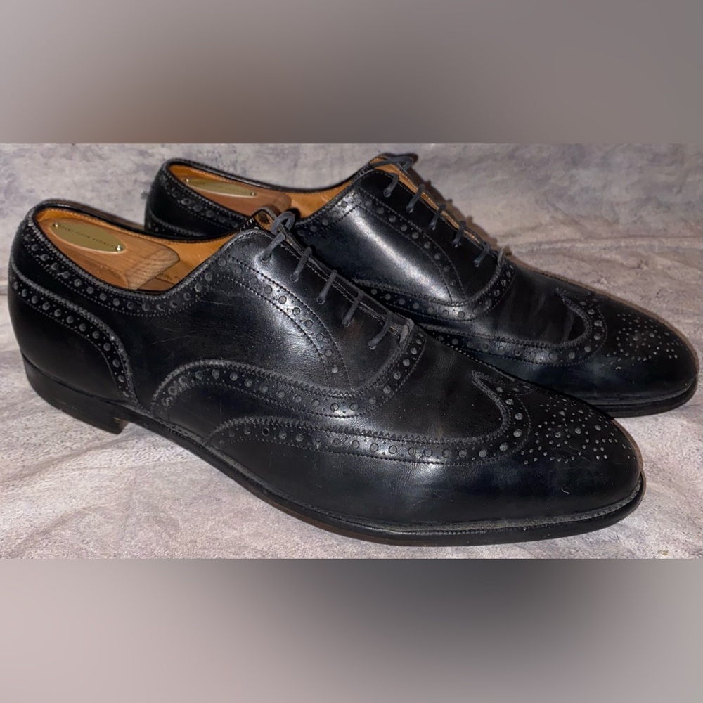 Edward Green Paul Stuart Brogue Wingtip Lace Up Oxford Derby Dress Shoes England